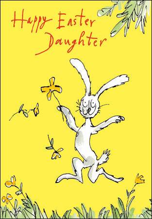Quentin Blake Daughter Easter Card - House of Cards