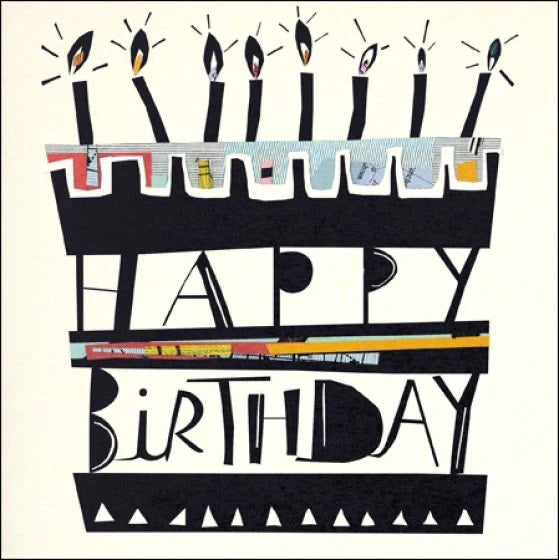 Candles Happy Birthday Card - House of Cards