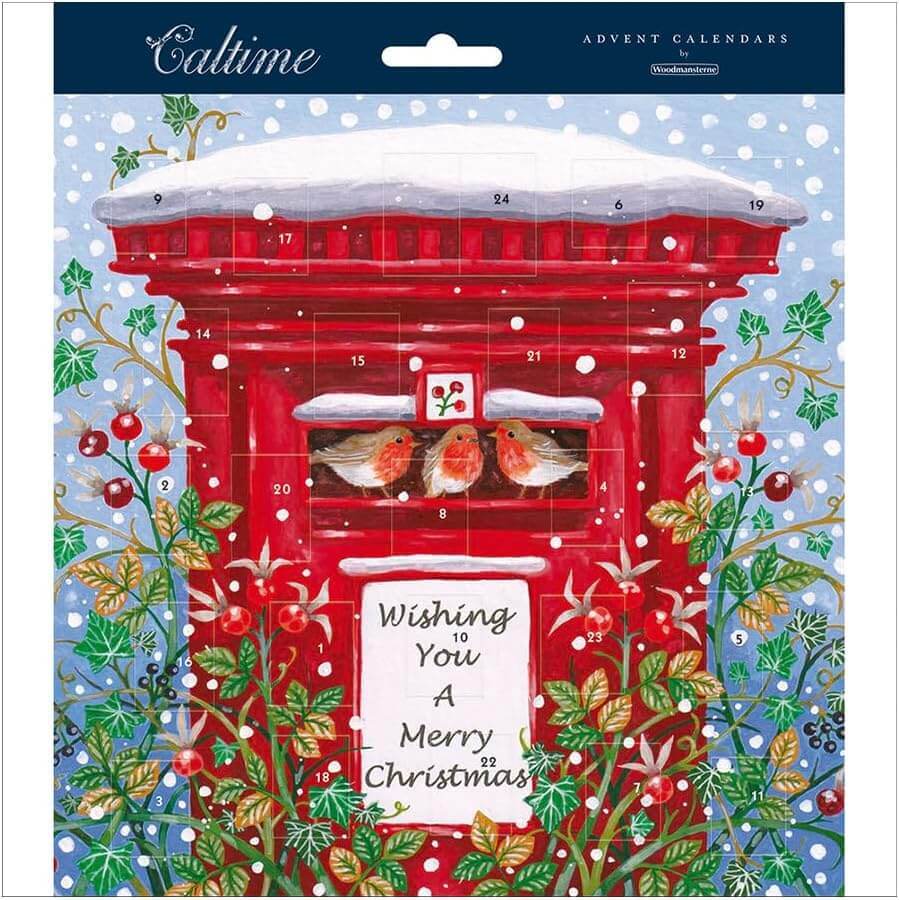 Post Box Robins Advent Calendar - House of Cards