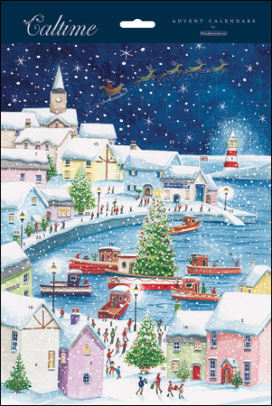 Large Fishing Village Advent Calendar