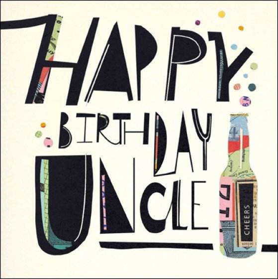 Uncle Birthday Card - House of Cards