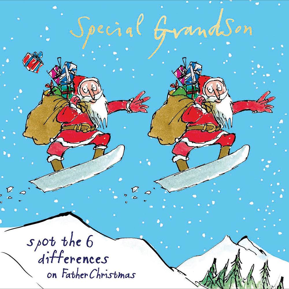 Grandson Christmas Card - House of Cards