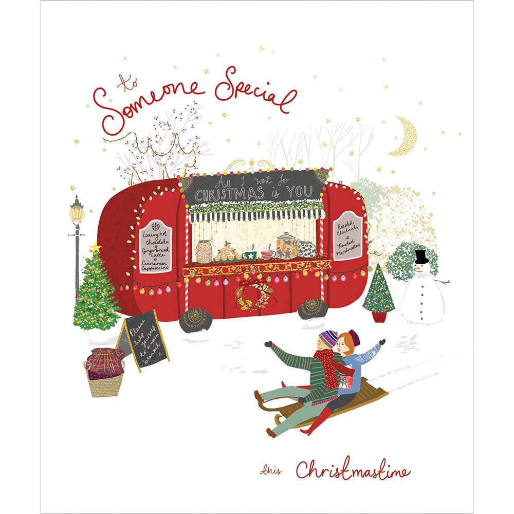 Someone Special Food Van Christmas Card - House of Cards