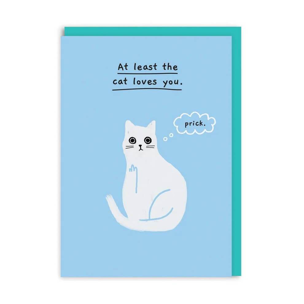 Ken Cat Loves You Birthday Card - House of Cards