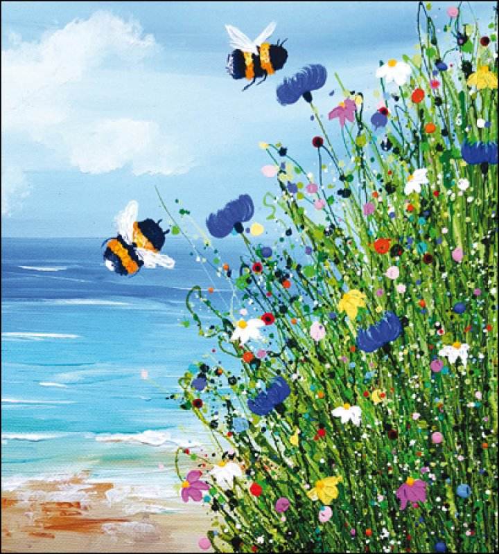 Bee Side The Sea Greeting Card - House of Cards