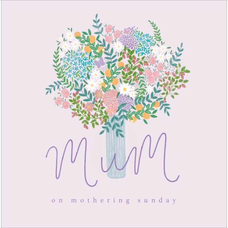 Mum on Mothering Sunday Card - House of Cards