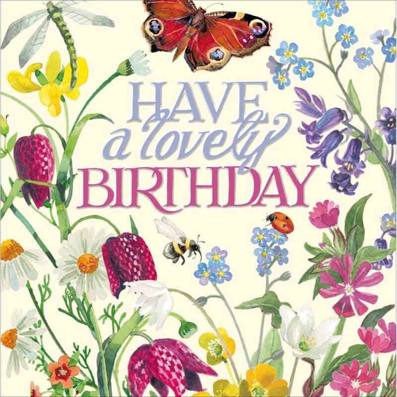Emma Bridgewater Lovely Birthday Card - House of Cards