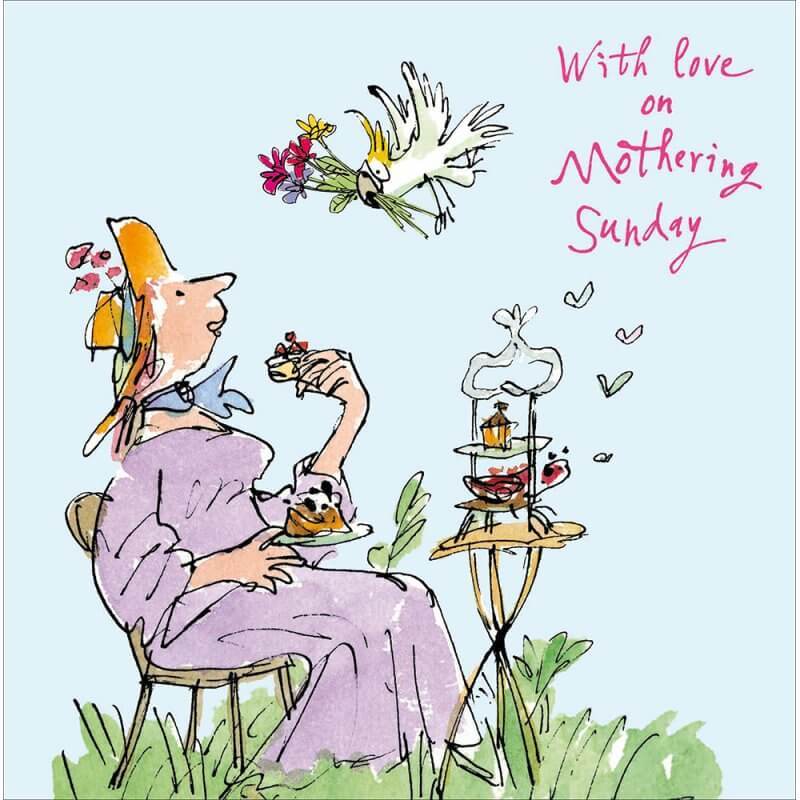 Quentin Blake Mothering Sunday Card - House of Cards