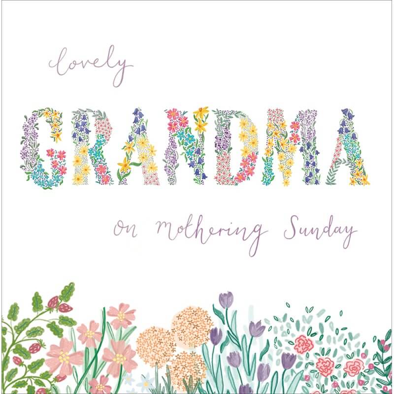 Grandma Mothering Sunday Card