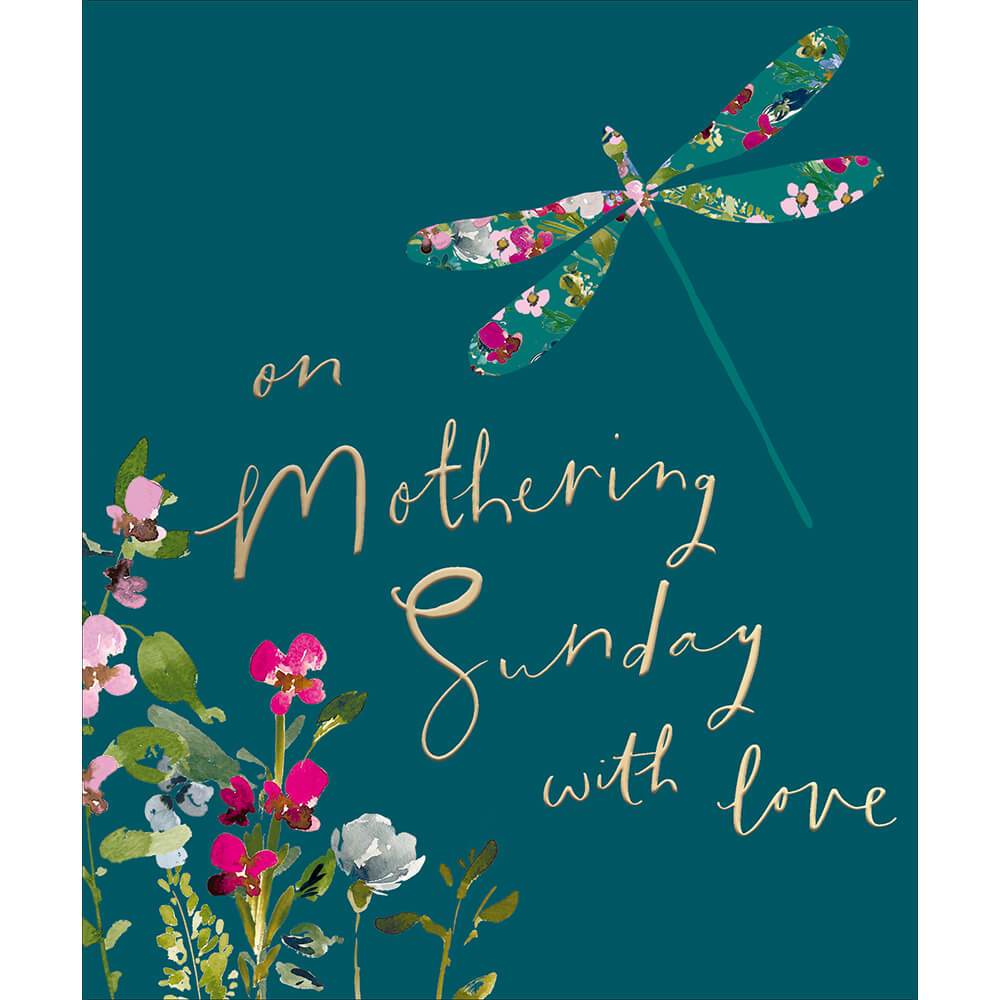 Dragonfly Mothering Sunday Card - House of Cards