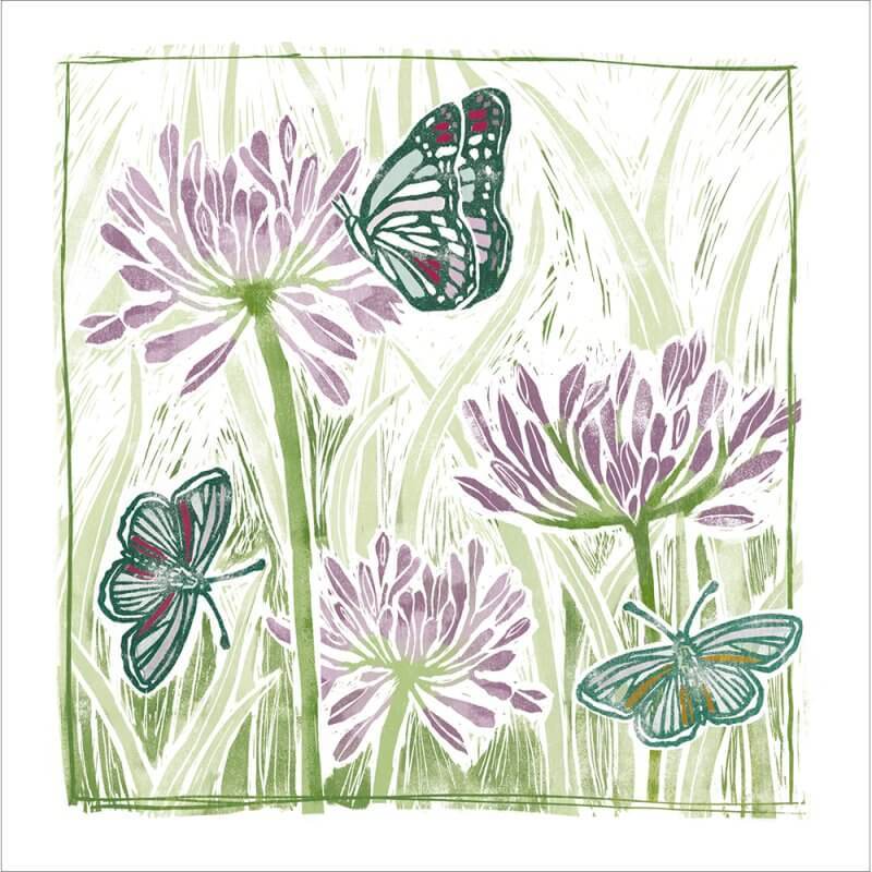 Butterflies Birthday Card - House of Cards