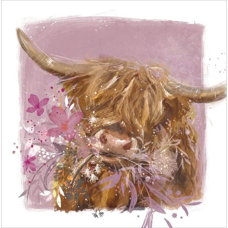 Highland Cow Birthday Card - House of Cards