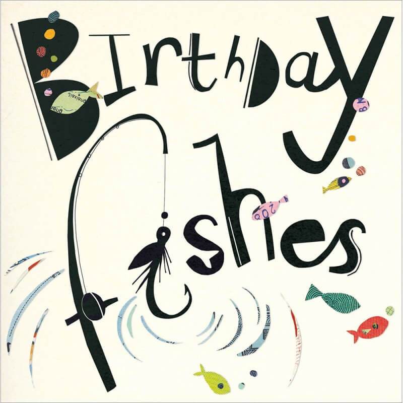Birthday Fishes Birthday Card - House of Cards