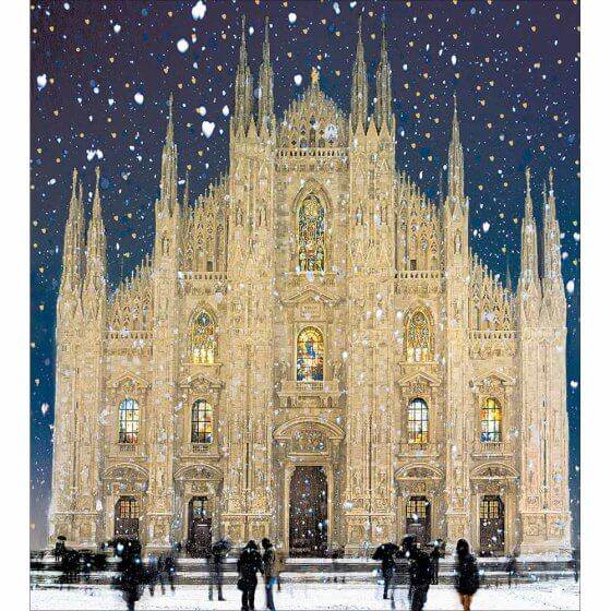 5 Milan Cathedral Charity Christmas Cards - House of Cards