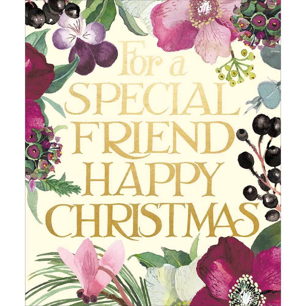 Emma Bridgewater Special Friend Christmas Card - House of Cards