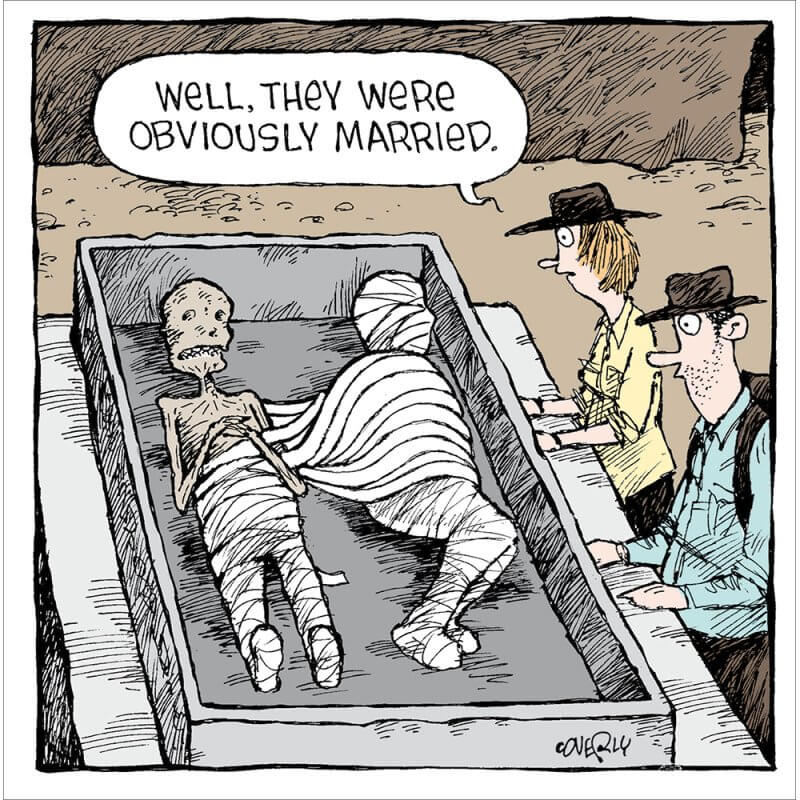 Married Mummies Valentine's Card