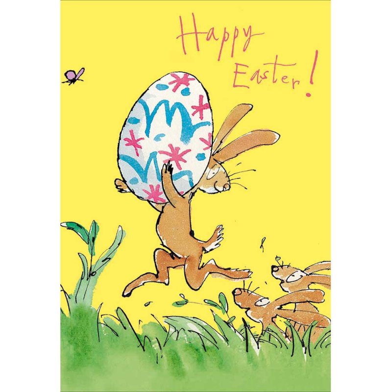 Quentin Blake Bunny Easter Card