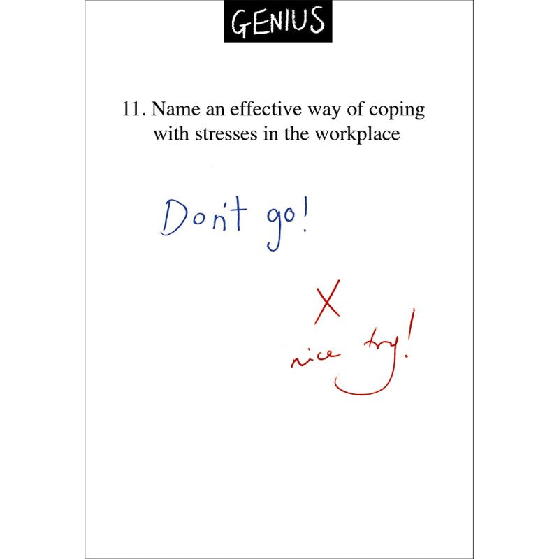 Workplace Stress Birthday Card