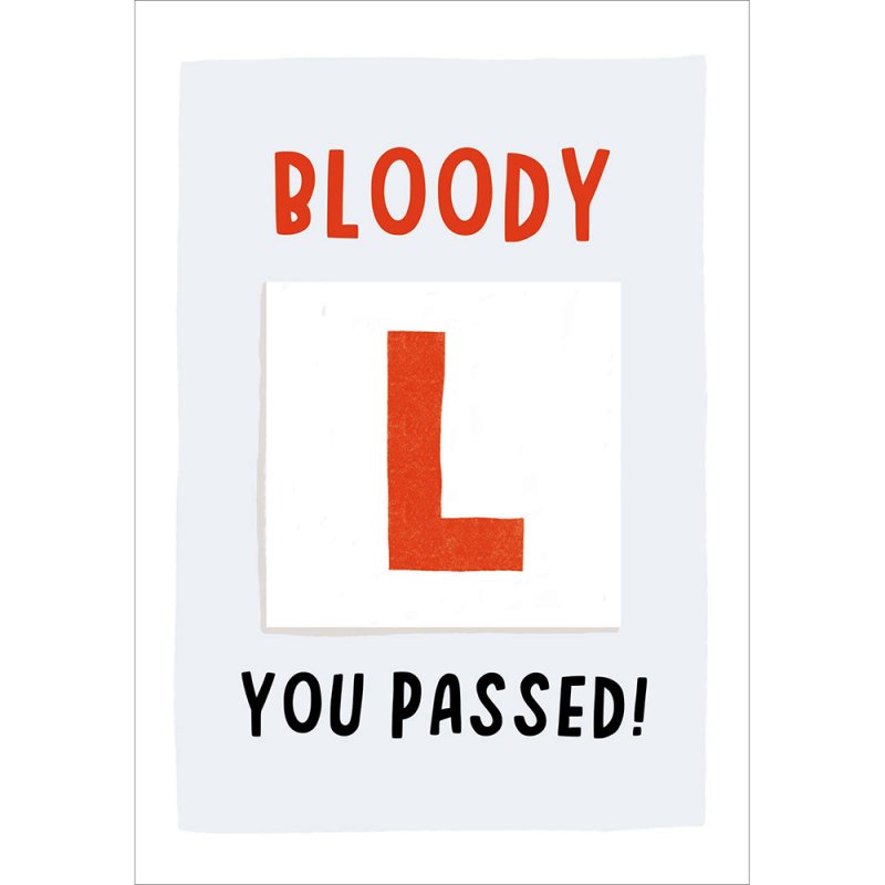 Congratulations You Passed Greeting Card
