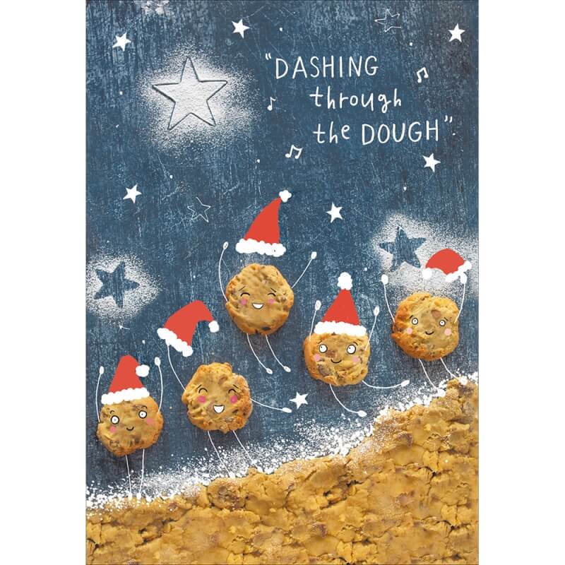 Dashing Cookies Christmas Card