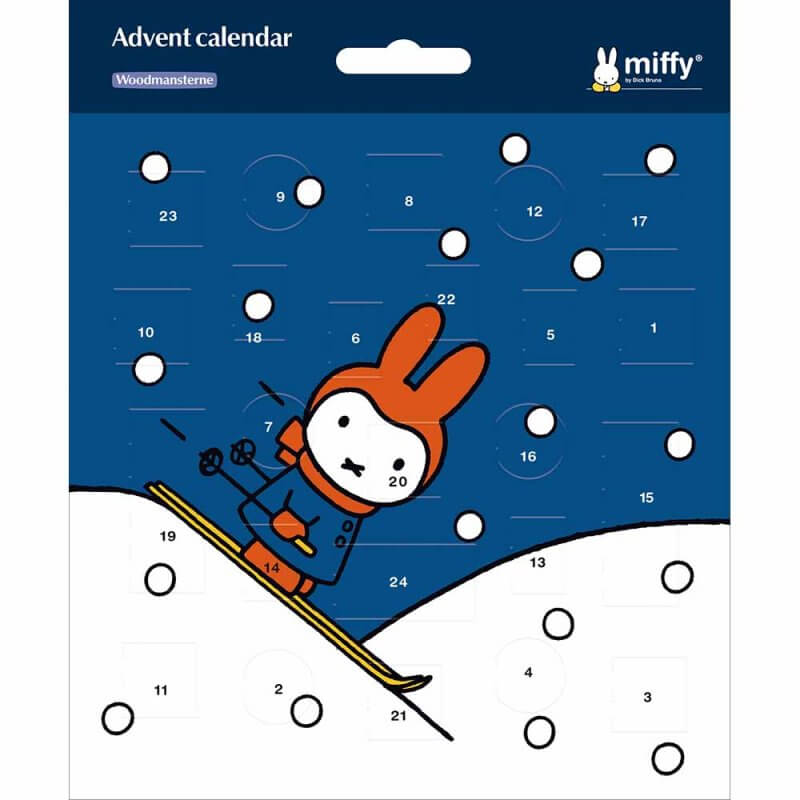Mini Miffy Advent Calendar Card
