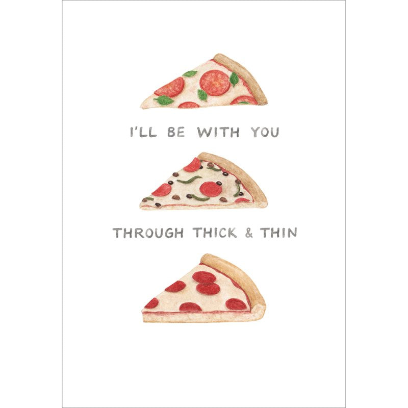 Pizza Birthday Card