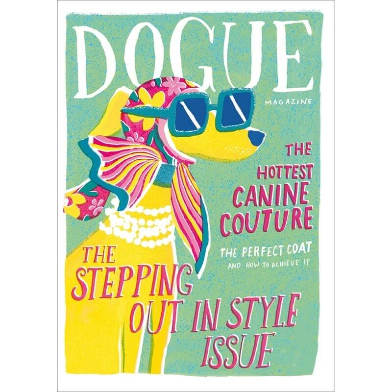 Dogue Magazine Birthday Card