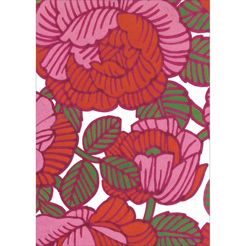 Pat Albeck Flowers Birthday Card