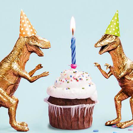 Photogram Dinosaurs Birthday Card - House of Cards