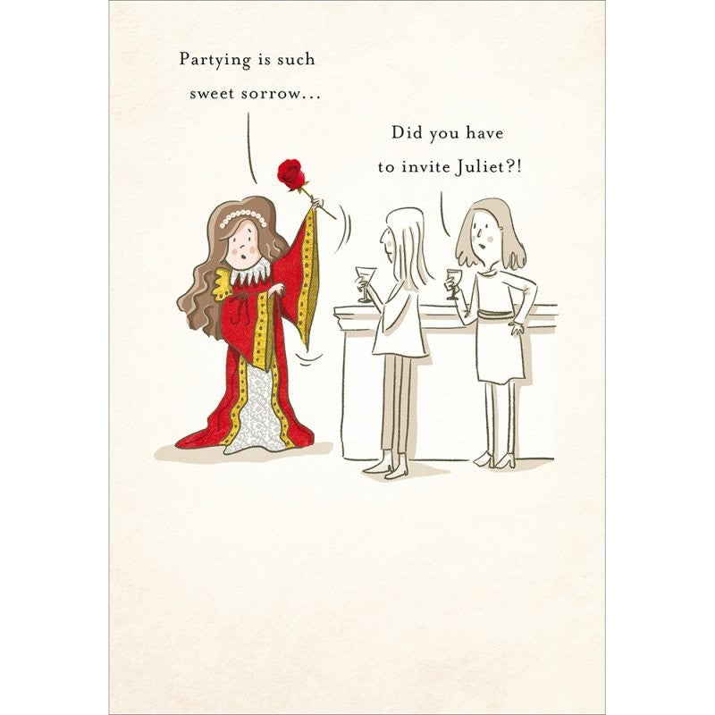 Shakespeare Juliet Birthday Card
