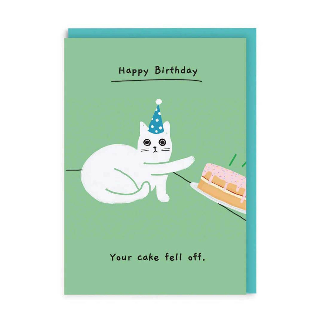 Cake Fell Off Greeting Card - House of Cards