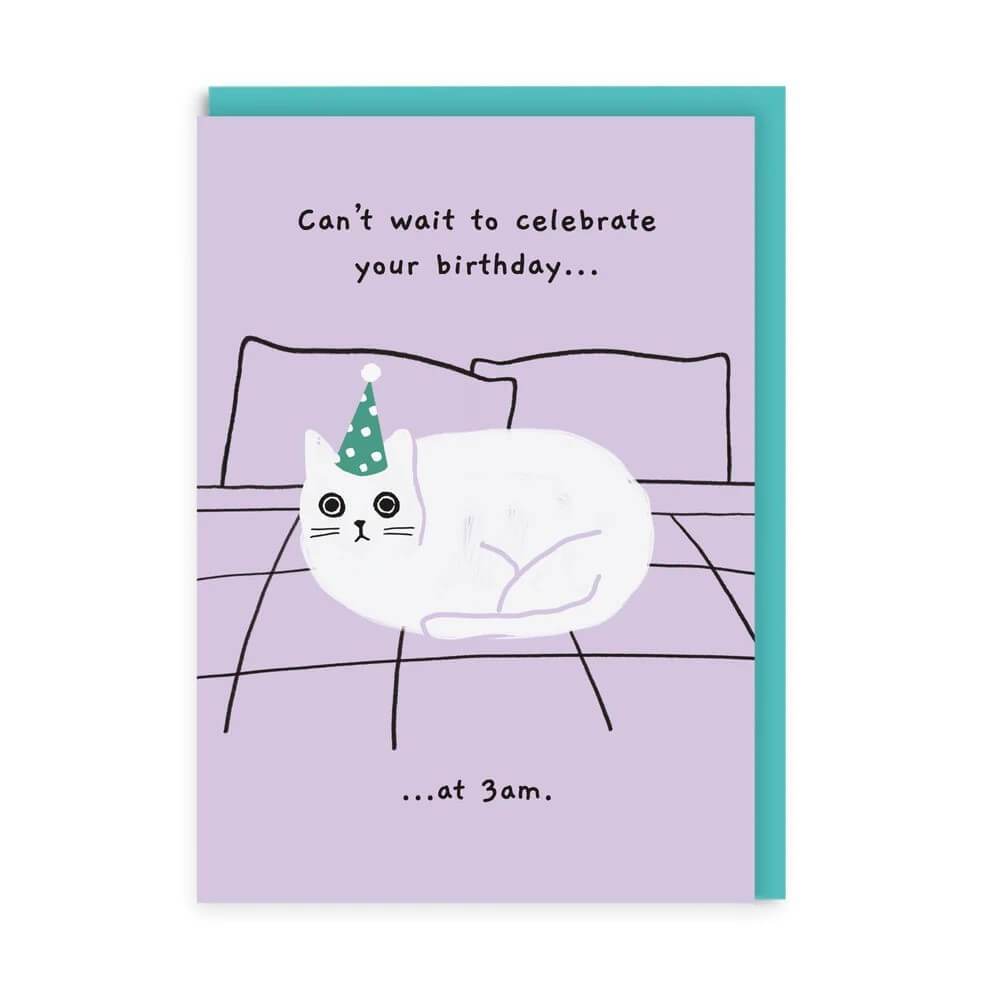 Ken Cat 3am Birthday Card - House of Cards