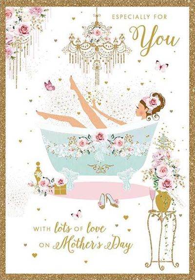 Bath Mothers Day Card - House of Cards