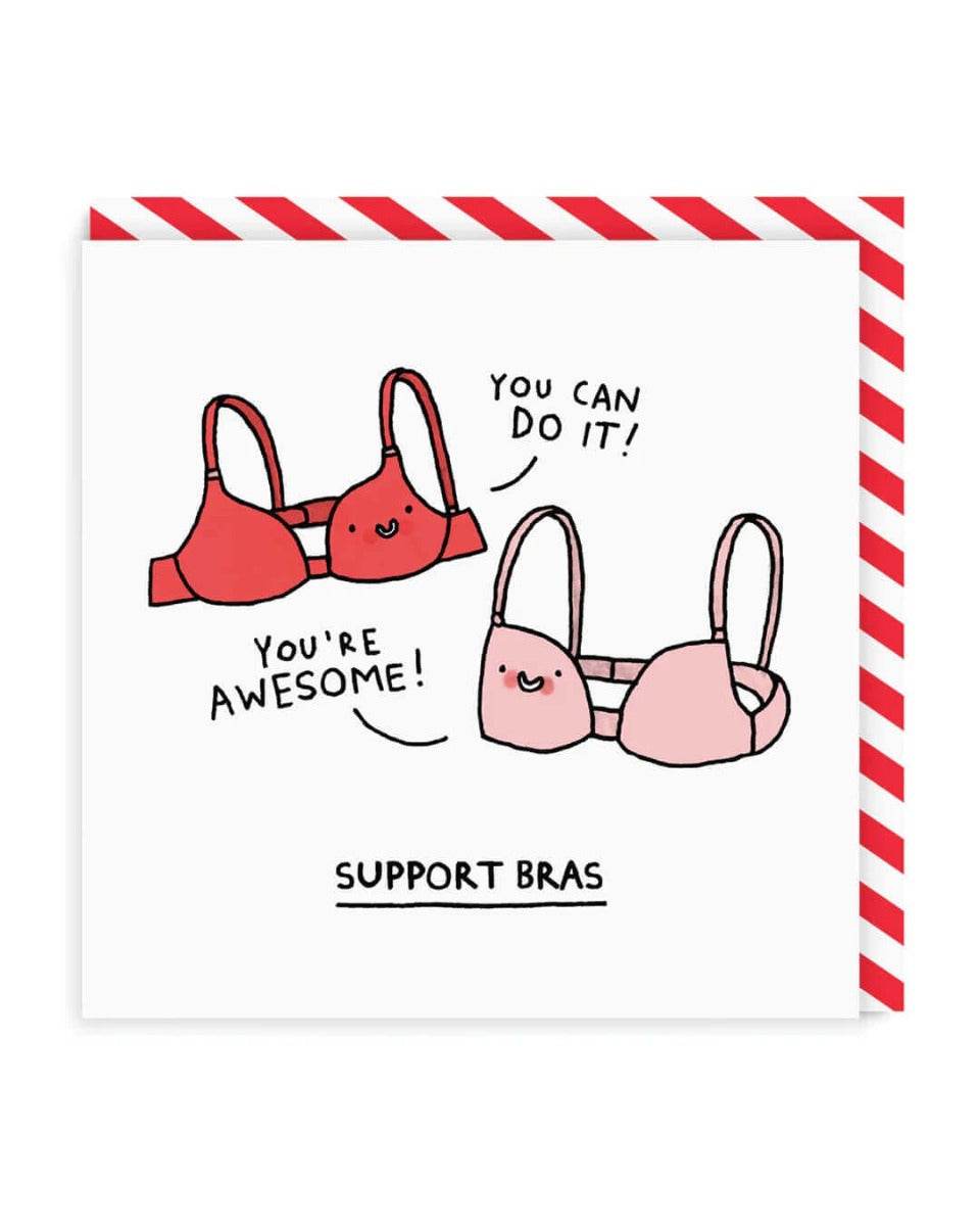 Support Bras Greeting Card - House of Cards
