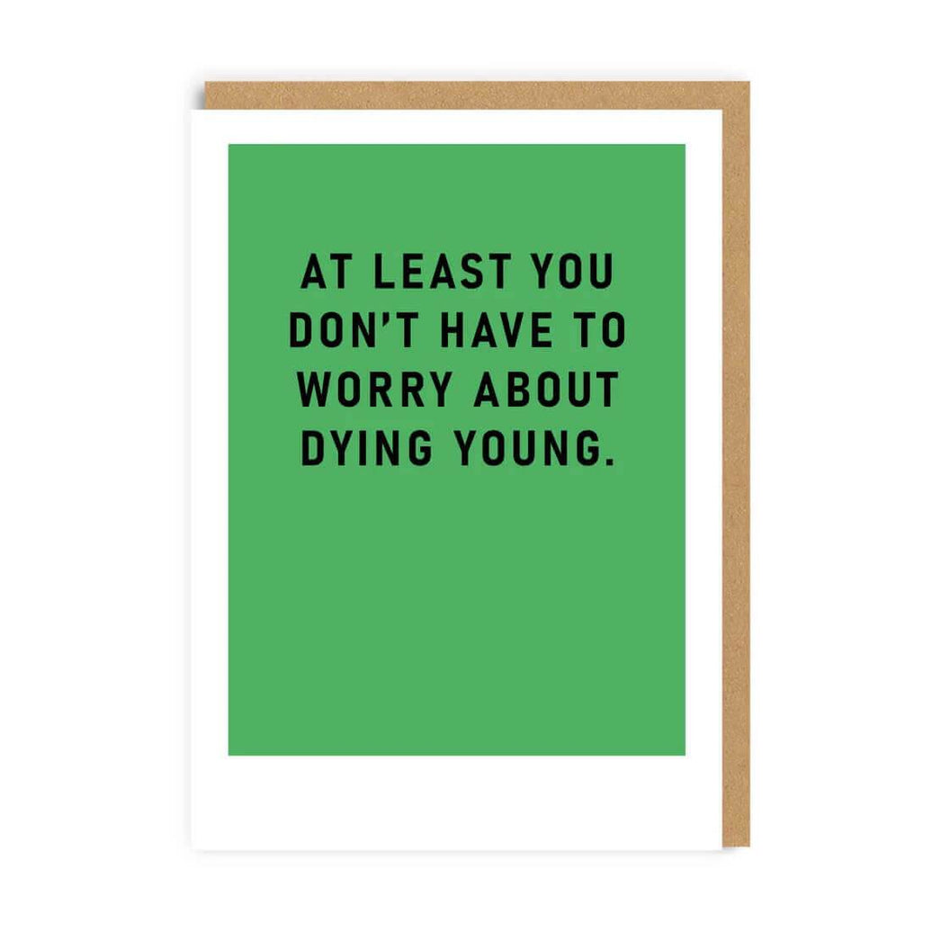 Dying Young Greeting Card - House of Cards