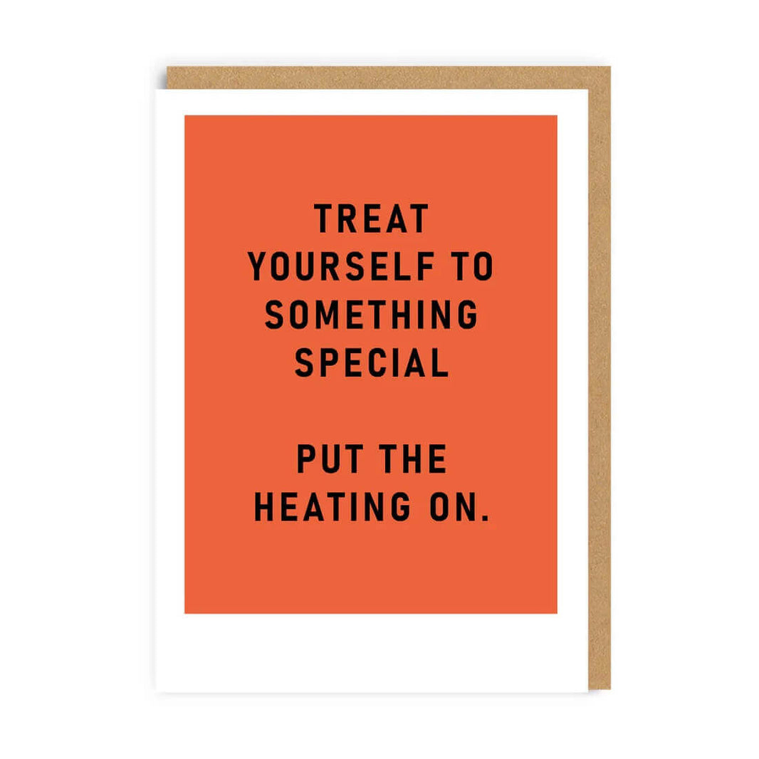 Heating On Greeting Card