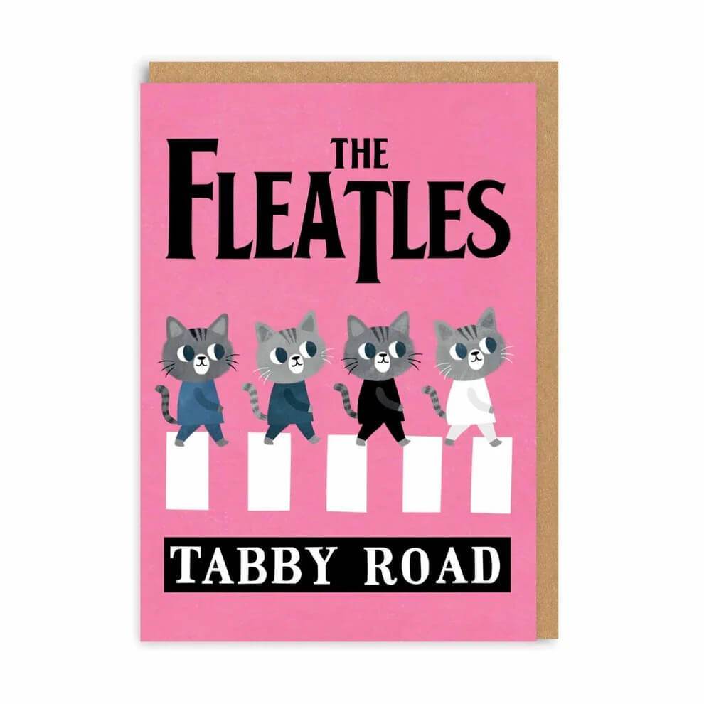 Tabby Road Birthday Card - House of Cards