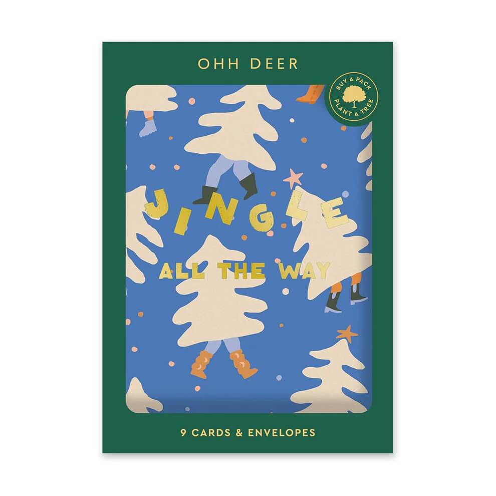 Walking Tree Christmas Boxed Cards