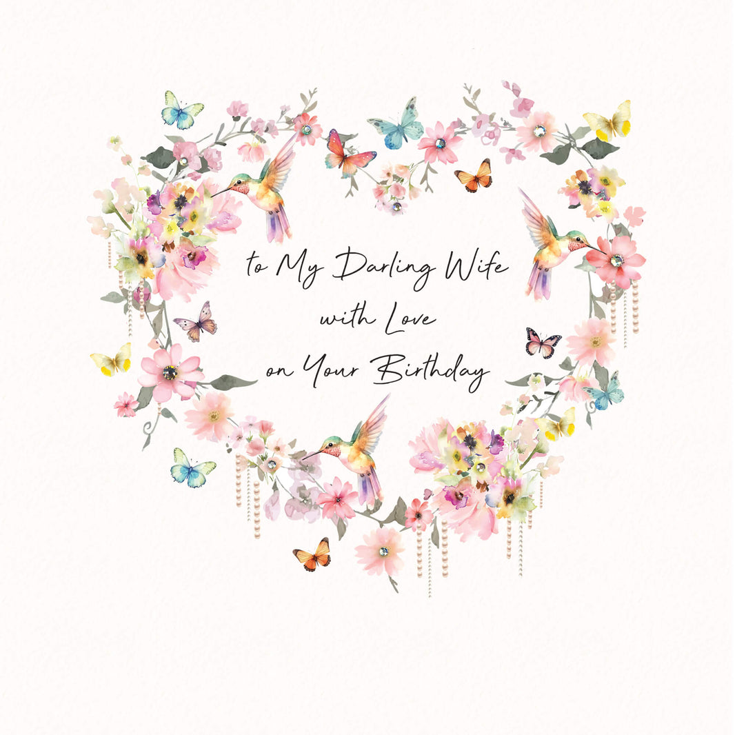 Darling Wife Birthday Card