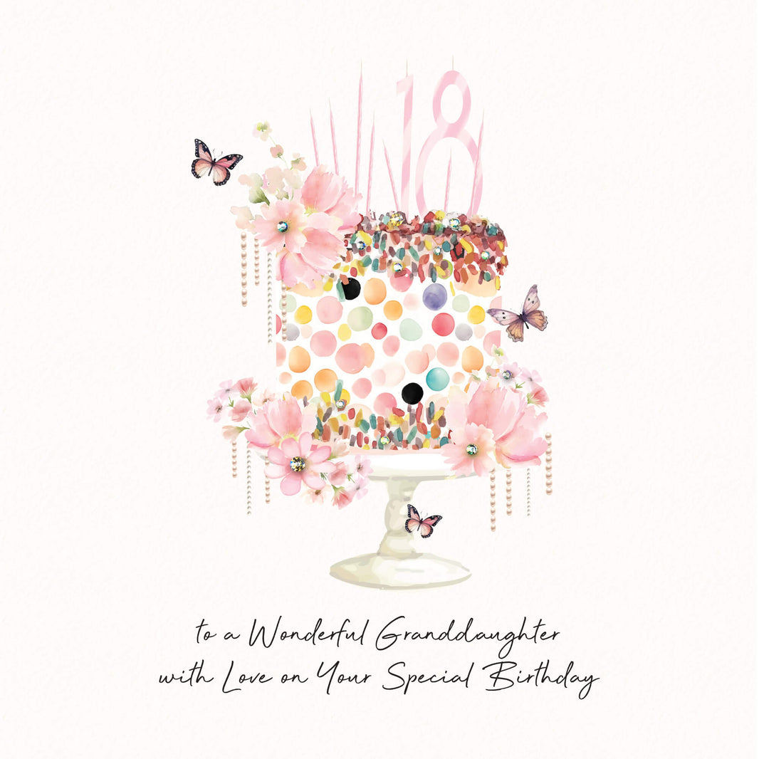 Granddaughter 18th Birthday Card