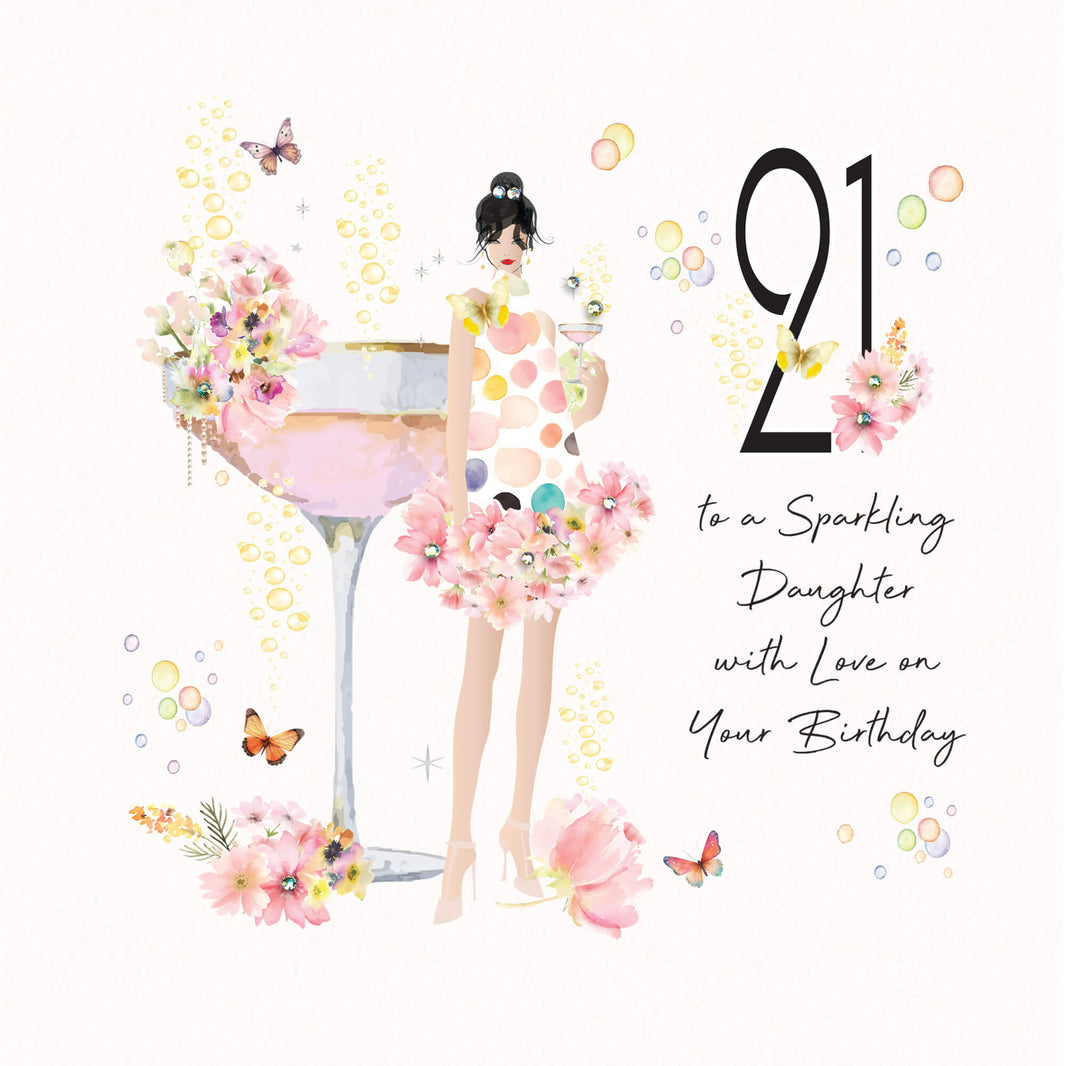 Daughter 21st Birthday Card