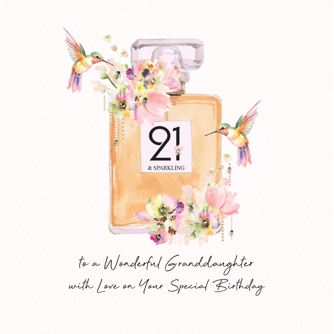 Granddaughter 21st Birthday Card