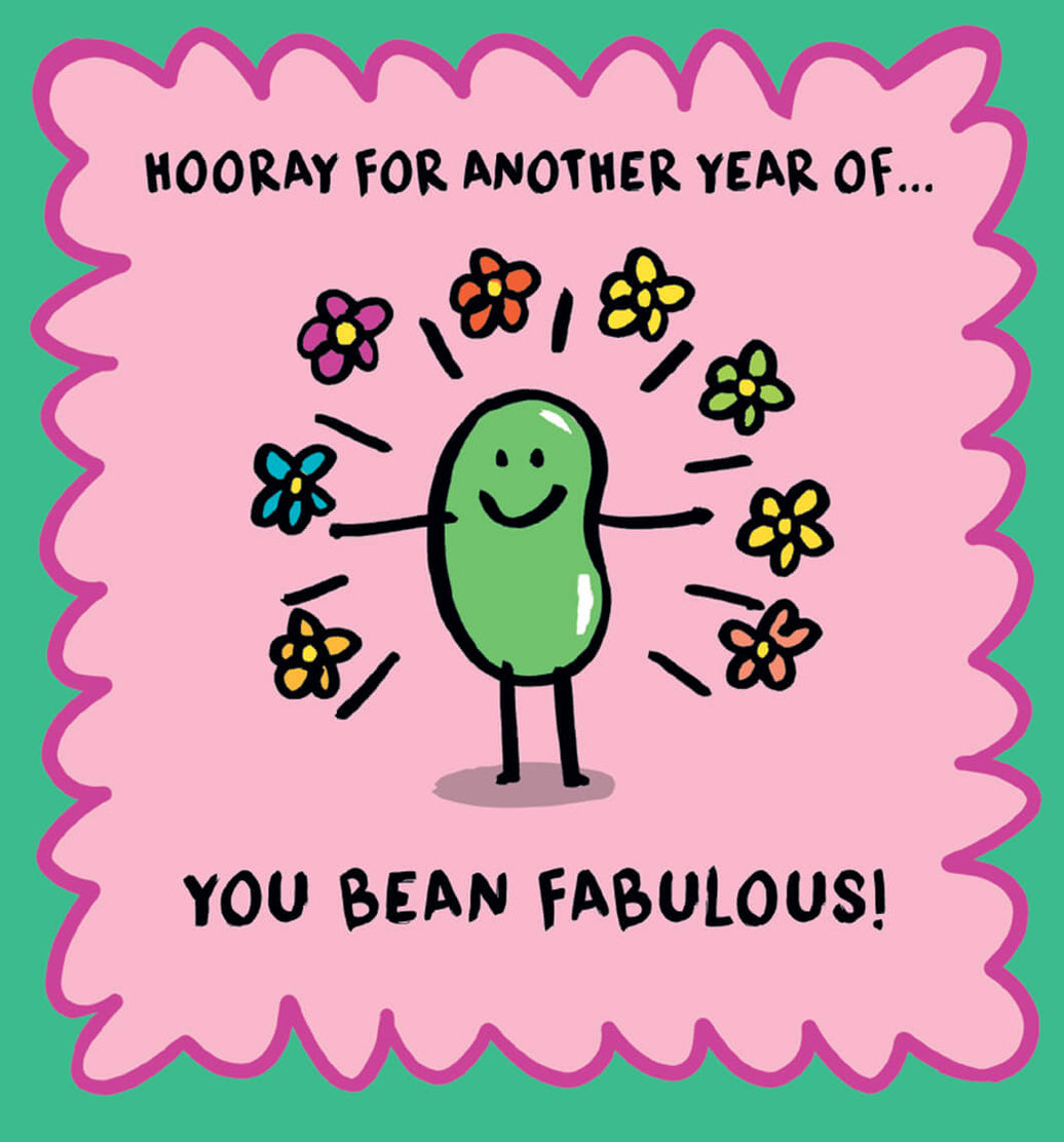 You Bean Fabulous Birthday Card