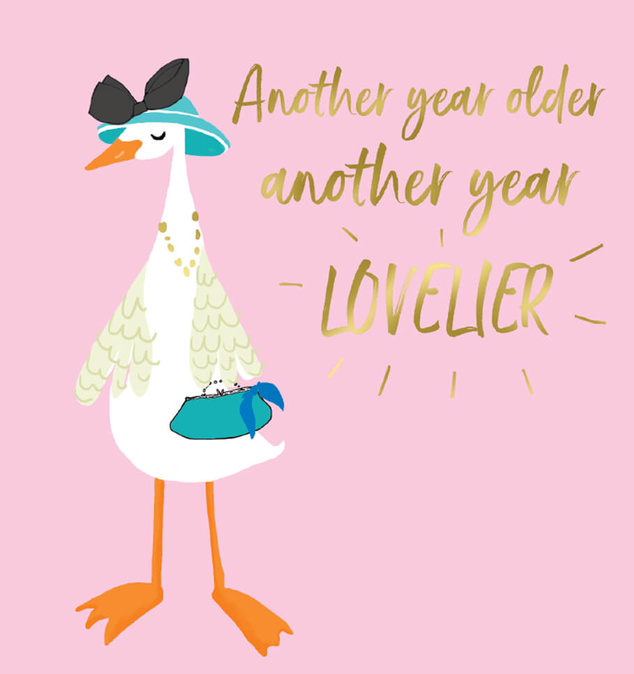 Another Year Older Birthday Card