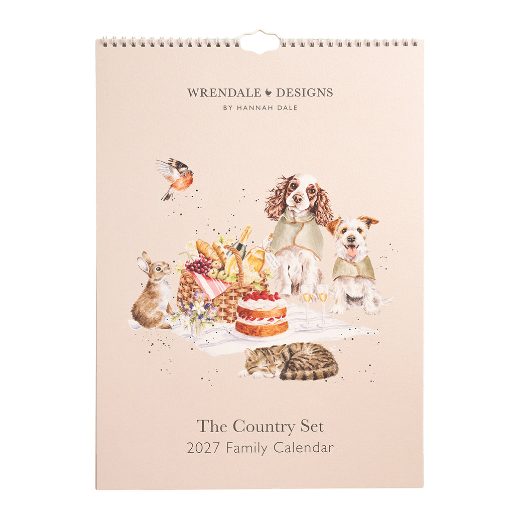 2027 Country Set Family Calendar