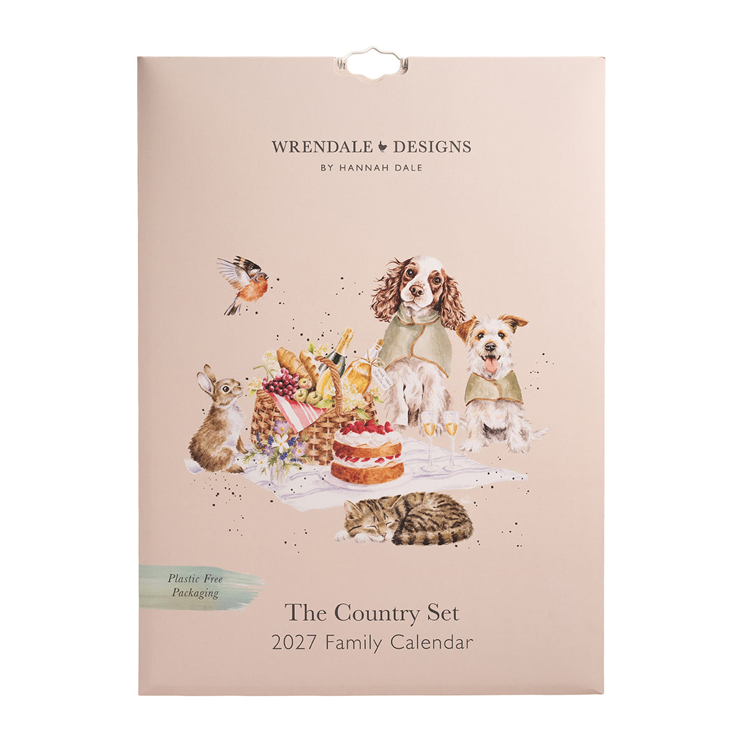 2027 Country Set Family Calendar