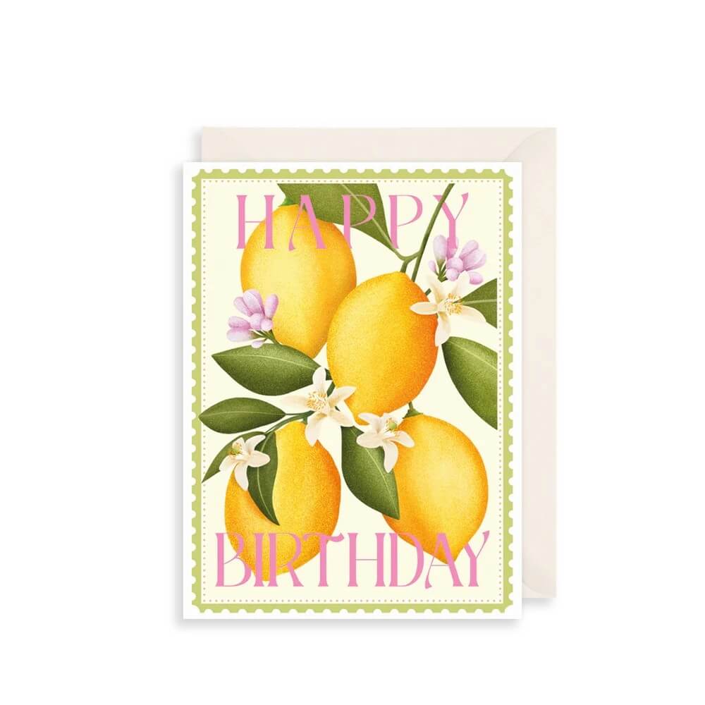 Lemons Birthday Card