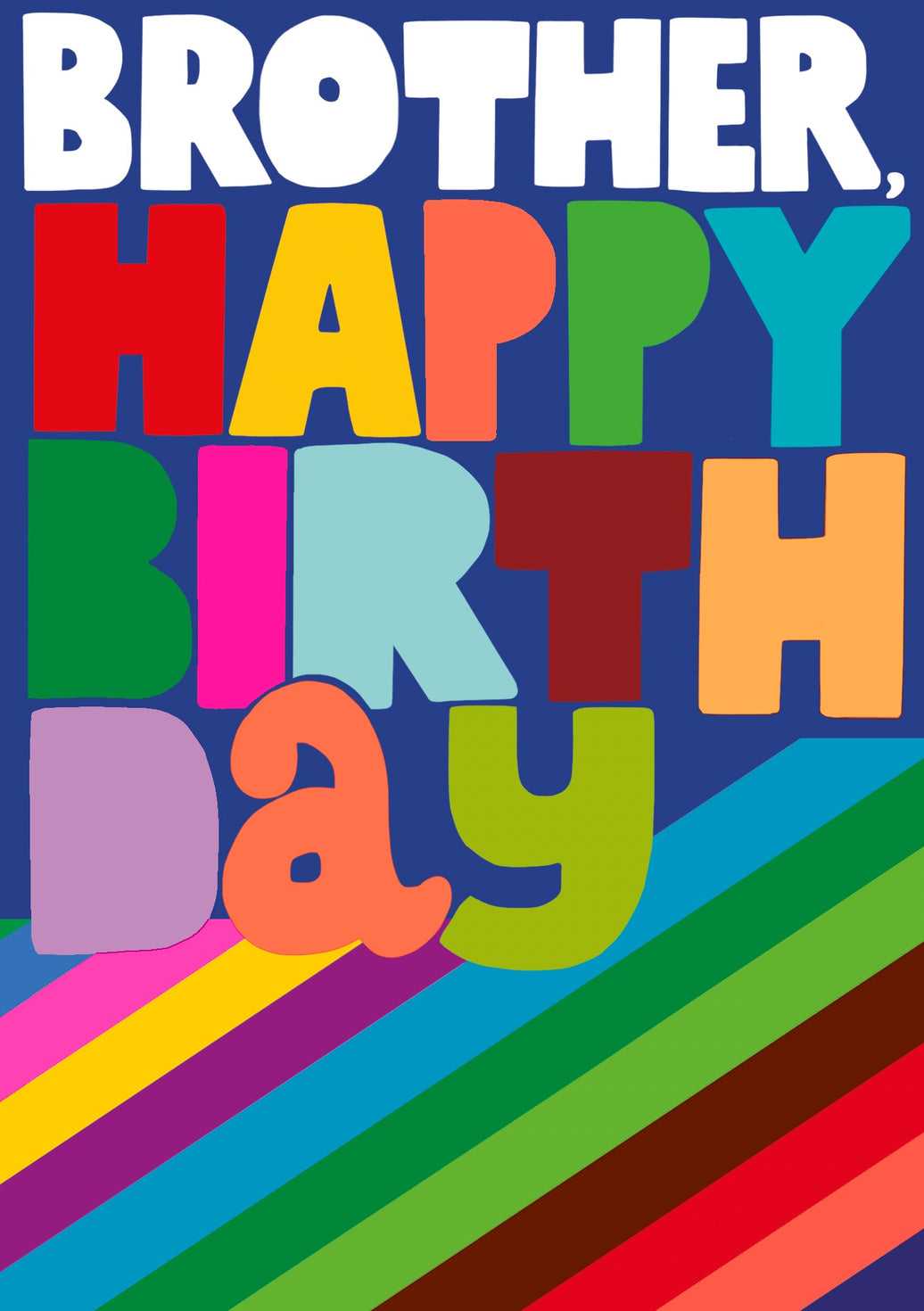Brother Happy Birthday Card