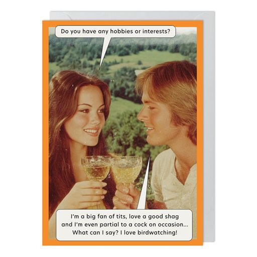 Birdwatching Birthday Card