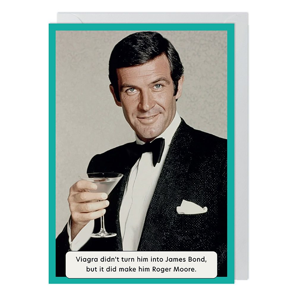 James Bond Birthday Card